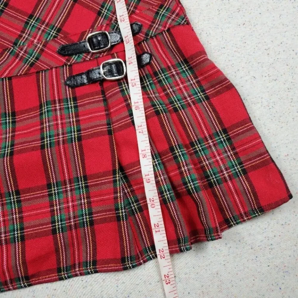 Vintage Plaid Pleated Dress 4t